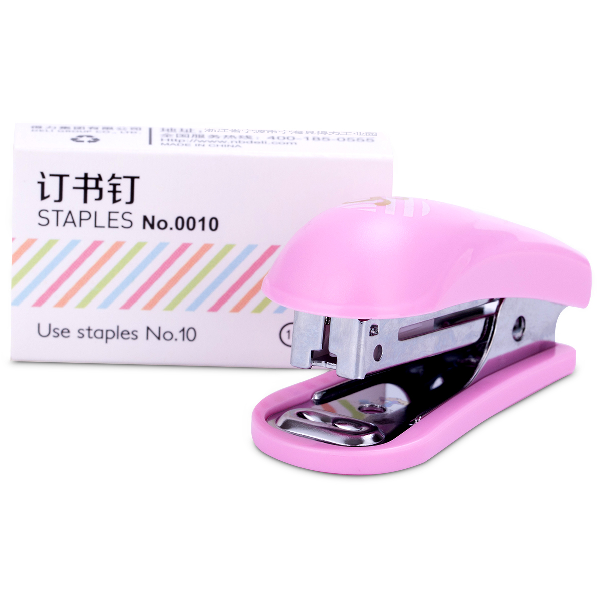 得力0253訂書機10#(卡式)(混)(臺)
