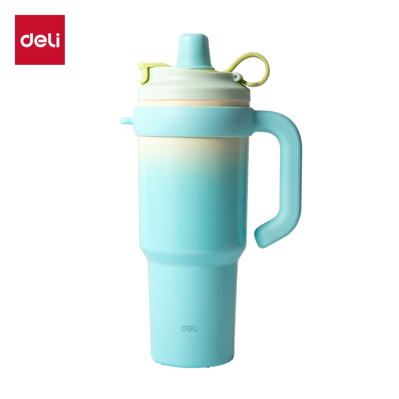 得力LL635冰霸杯1100mL316不銹鋼(綠)(盒)