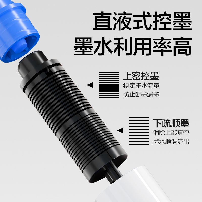 dmast丹途RM6-36PET盒直液式軟繪丙烯馬克筆（混）（36色/盒）