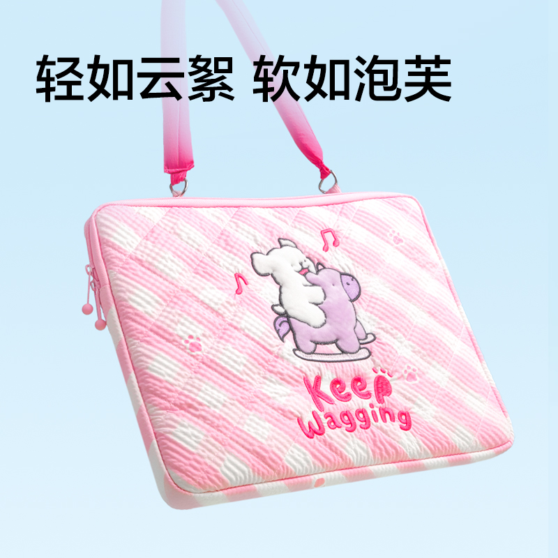 紐賽NS1387-D線條小狗多功能電腦包(黃)(個)