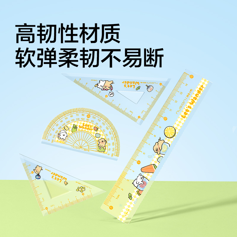 紐賽NS036-SGD線條小狗綜合文具加油包展架(混)(套)