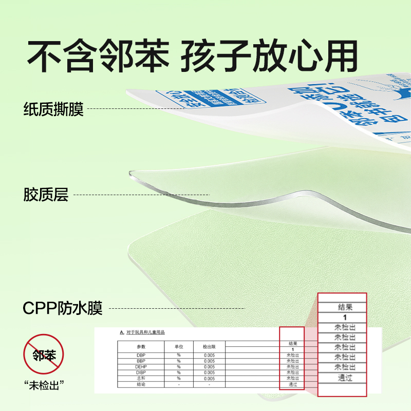 得力VM435-A4分段貼包書膜10張(混)(包)