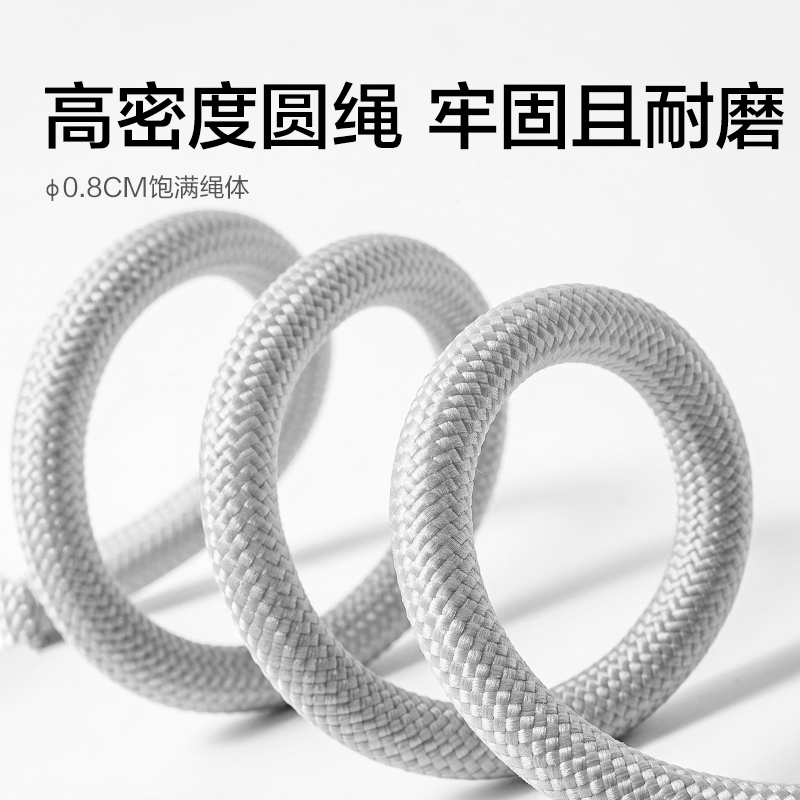 得力Bembam_BM503_1.5m基礎(chǔ)款寵物P繩(藍(lán))(個(gè))