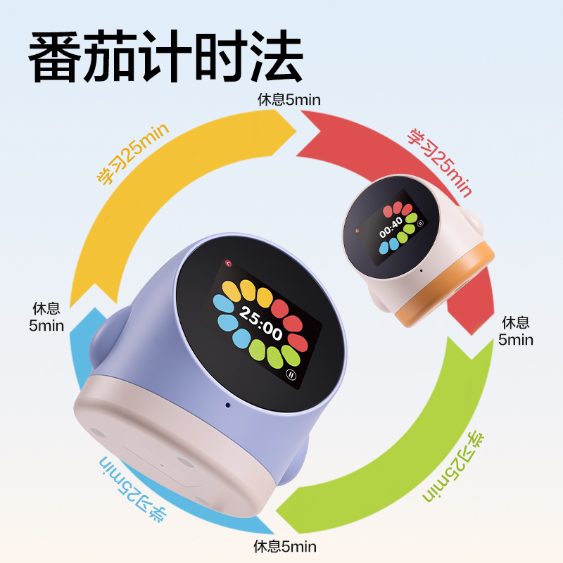 得力LE985智能電子鬧鐘-(藍)(臺)
