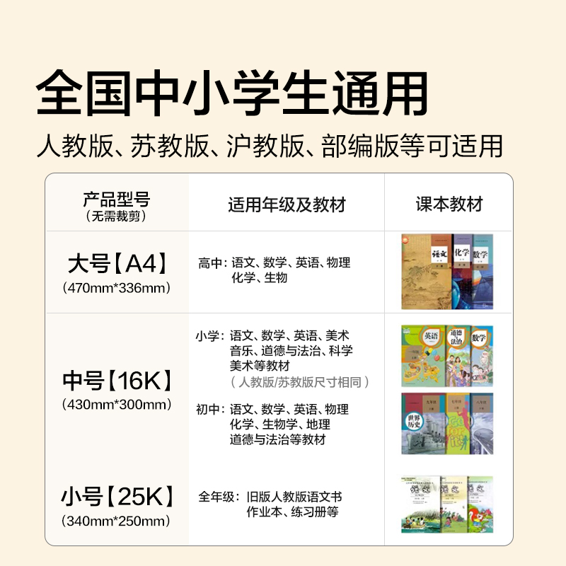 得力NS1802紐賽排氣槽分段貼包書膜22張?zhí)籽b(混)(包)