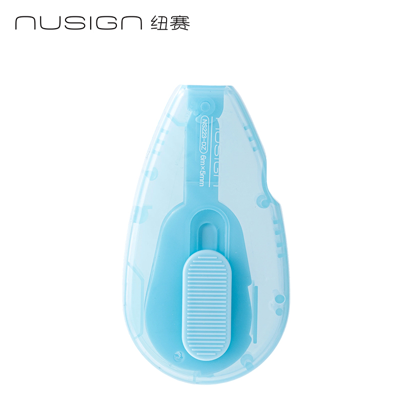 紐賽NS223-DZ修正帶套裝5*5mm*6m(盒)(透明藍(lán))